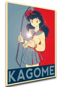 Poster - LL0008 - Propaganda - Inuyasha - Kagome Variant