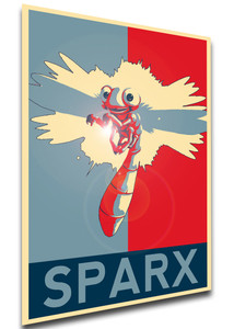 Poster - LL0036 - Propaganda - Spyro The Dragon - Sparx