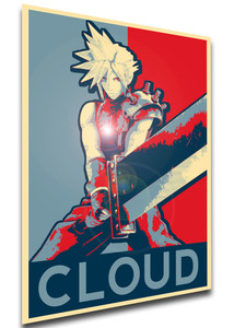 Poster - Propaganda - MA0024 - Smash Bros - Cloud variant