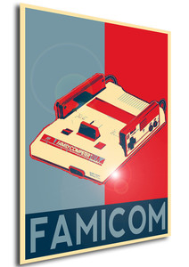 Poster - Propaganda - Console Vintage - Famicom