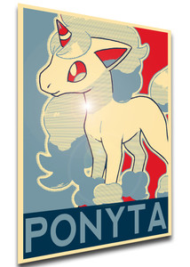 Poster - Propaganda - MA0044 - Pokemon - Galarian Ponyta