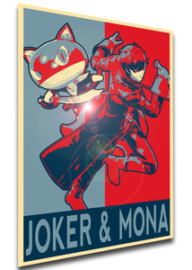 Poster - Propaganda - MA0046 - Smash Bros - Joker & Mona