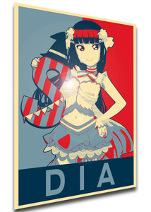 Poster - Propaganda - MA0077 - Love Live Sunshine - Dia Kurosawa variant Poster - Propaganda - MA0077 - Love Live Sunshine - Dia Kurosawa variant