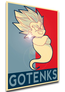 Poster - Propaganda - MA0128 - Dragon Ball - Gontenks ssj ghost Poster - Propaganda - MA0128 - Dragon Ball - Gontenks ssj ghost