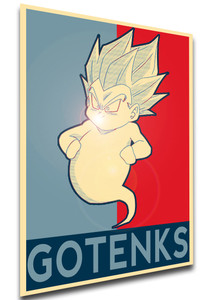 Poster - Propaganda - MA0131 - Dragon Ball - Gontenks ssj ghost variant Poster - Propaganda - MA0131 - Dragon Ball - Gontenks ssj ghost variant