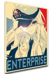 Poster - Propaganda - MA0136 - Azur Lane - Enterprise variant 3 Poster - Propaganda - MA0136 - Azur Lane - Enterprise variant 3