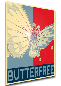 Poster - Propaganda - MA0145 - Pokemon - Gigantamax Butterfree Poster - Propaganda - MA0145 - Pokemon - Gigantamax Butterfree
