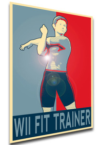 Poster - Propaganda - MA0164 - Smash Bros - Wii Fit Trainer variant 2