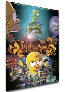 Poster - Serie Tv - Locandina - The Simpson - Treehouse of Horror variant 01 Poster - Serie Tv - Locandina - The Simpson - Treehouse of Horror variant 01