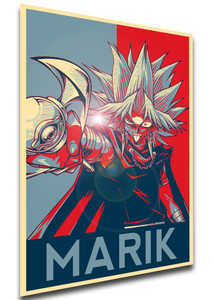 Poster - Propaganda - Yu Gi Oh - Yami Marik variant Poster - Propaganda - Yu Gi Oh - Yami Marik variant