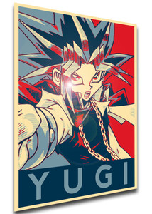 Poster - Propaganda - Yu Gi Oh - Yami Yugi variant Poster - Propaganda - Yu Gi Oh - Yami Yugi variant