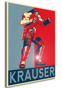 Poster - Propaganda - Pixel Art - Fatal Fury - Wolfgang Krauser Poster - Propaganda - Pixel Art - Fatal Fury - Wolfgang Krauser