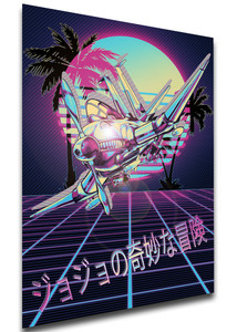 Vaporwave 80s Style - Jojo's Bizarre Adventure - Vento Aureo - Aerosmith Vaporwave 80s Style - Jojo's Bizarre Adventure - Vento Aureo - Aerosmith