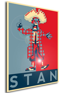 Poster - Propaganda - Pixelart - Monkey Island - Stan