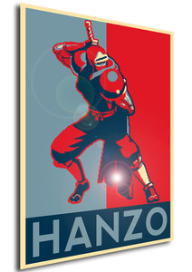 Poster - Propaganda - Pixel Art - Samurai Shodown - Hanzo Poster - Propaganda - Pixel Art - Samurai Shodown - Hanzo