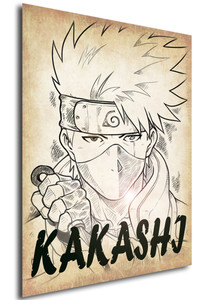 Poster - Anime - Wanted - Ganassa - Kakashi