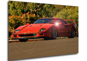 Poster - Auto Vintage - Storiche - Ferrari - F40 - 1987