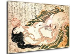 Poster - Ukiyo-e - Hokusai - Dream of the fisherman wife - 15 Poster - Ukiyo-e - Hokusai - Dream of the fisherman wife - 15