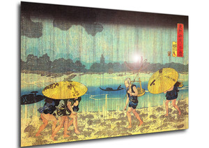 Poster - Ukiyo-e - Kuniyoshi - On the shore of the Sumida River - 12 Poster - Ukiyo-e - Kuniyoshi - On the shore of the Sumida River - 12