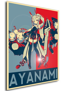 Poster - Propaganda - Azur Lane - Ayanami Lunar Demon God
