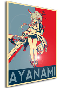 Poster - Propaganda - Azur Lane - Ayanami Retrofit Poster - Propaganda - Azur Lane - Ayanami Retrofit