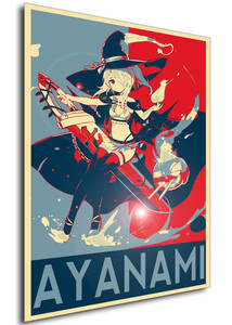 Poster - Propaganda - Azur Lane - Ayanami Witch In Ambush