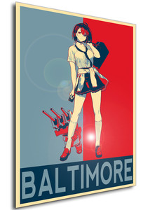 Poster - Propaganda - Azur Lane - Baltimore After School Ace