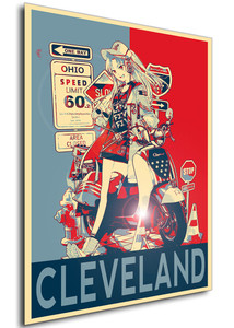 Poster - Propaganda - Azur Lane - Cleveland Road Trip