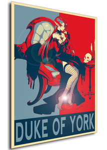 Poster - Propaganda - Azur Lane - Duke Of York Carola of The Eternal Night Poster - Propaganda - Azur Lane - Duke Of York Carola of The Eternal Night
