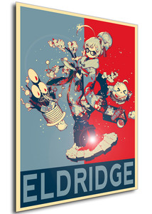 Poster - Propaganda - Azur Lane - Eldridge New Year Handholding Poster - Propaganda - Azur Lane - Eldridge New Year Handholding
