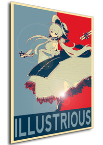 Poster - Propaganda - Azur Lane - Illustrious Poster - Propaganda - Azur Lane - Illustrious