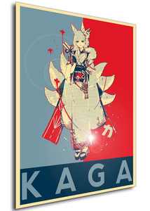 Poster - Propaganda - Azur Lane - Kaga White Fox New Year Greetings Poster - Propaganda - Azur Lane - Kaga White Fox New Year Greetings