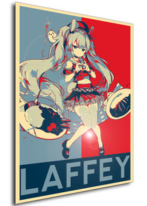 Poster - Propaganda - Azur Lane - Laffey Bunny Clerk