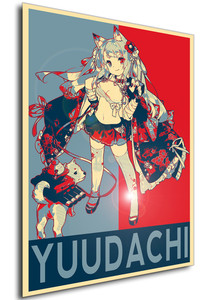 Poster - Propaganda - Azur Lane - Yuudachi Shogun Of Snowball Poster - Propaganda - Azur Lane - Yuudachi Shogun Of Snowball
