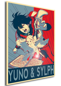 Poster - Propaganda - Black Clover - Yuno & Sylph Poster - Propaganda - Black Clover - Yuno & Sylph