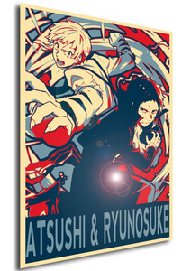 Poster - Propaganda - Bungo Stray Dogs - Atsushi & Ryunosuke