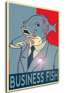 Poster - Propaganda - Business Fish