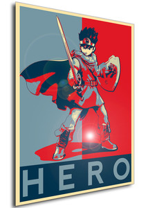 Poster - Propaganda - Dragon Quest III - Hero