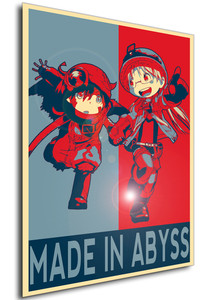 Poster - Propaganda - Made In Abyss - Riko & Reg