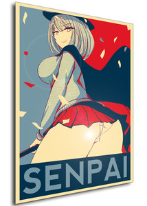 Poster - Propaganda - Magical Senpai - Tejina Senpai - Senpai variant Poster - Propaganda - Magical Senpai - Tejina Senpai - Senpai variant