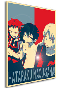 Poster - Propaganda - The Devil is a Part-Timer - Hataraku Maou Sama - Characters Poster - Propaganda - The Devil is a Part-Timer - Hataraku Maou Sama - Characters