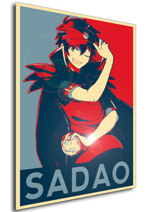 Poster - Propaganda - The Devil is a Part-Timer - Hataraku Maou Sama - Sadao Mao Poster - Propaganda - The Devil is a Part-Timer - Hataraku Maou Sama - Sadao Mao