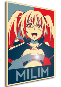Poster - Propaganda - Vita da Slime - Tensei Shitara - That Time I Got Reincarnated as a Slime - Milim Nava Poster - Propaganda - Vita da Slime - Tensei Shitara - That Time I Got Reincarnated as a Slime - Milim Nava