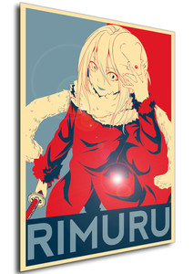Poster - Propaganda - Vita da Slime - Tensei Shitara - That Time I Got Reincarnated as a Slime - Rimuru Tempest Variant Poster - Propaganda - Vita da Slime - Tensei Shitara - That Time I Got Reincarnated as a Slime - Rimuru Tempest Variant