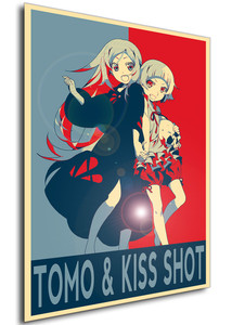 Poster - Propaganda - Zaregoto x Monogaari - Tomo Kunagisa & Kiss Shot Acerola Orion Heart Under Blade Poster - Propaganda - Zaregoto x Monogaari - Tomo Kunagisa & Kiss Shot Acerola Orion Heart Under Blade
