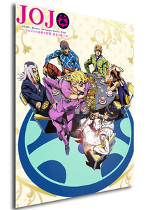Poster - Locandina - Anime - Jojo's Bizarre Adventures - Vento Aureo - Characters Poster - Locandina - Anime - Jojo's Bizarre Adventures - Vento Aureo - Characters