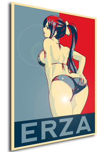 Poster - Propaganda - Fairy Tail - Erza variant 5
