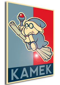 Poster - Propaganda - Pixelart - Paper Mario - Kamek
