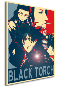 Poster Propaganda Black Torch Characters