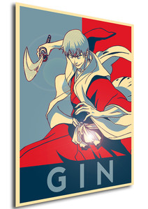 Poster Propaganda Bleach Gin Ichimaru